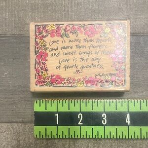 Stampendous Floral Rubber Stamp